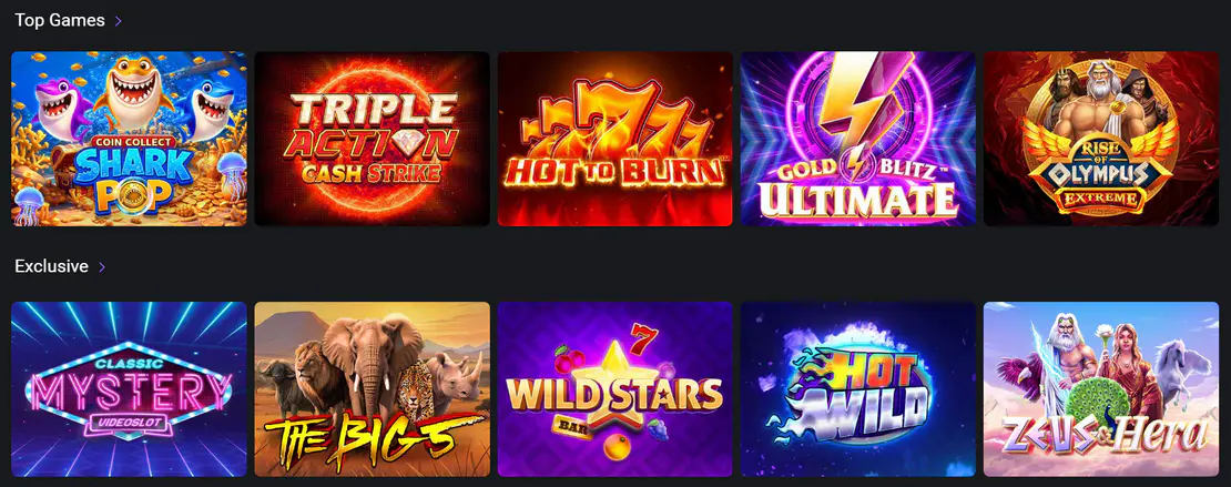 OneCasino casino games